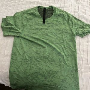 green lululemon athletic shirt